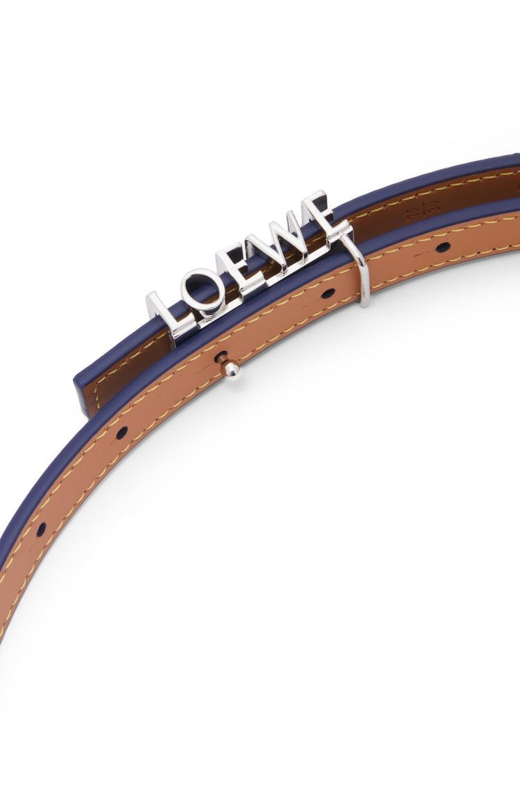 LOEWE graphic belt in classic calfskin