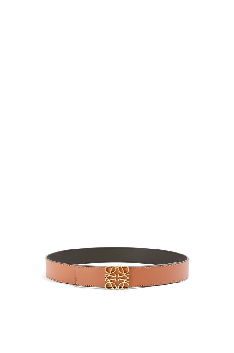 Reversible Anagram belt in smooth calfskin