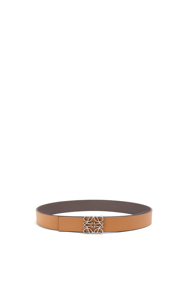 Reversible Anagram belt in smooth calfskin