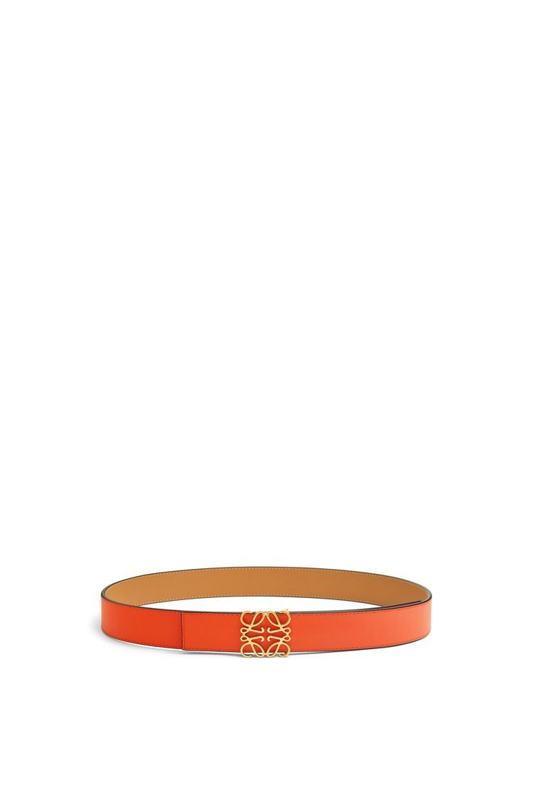 Reversible Anagram belt in smooth calfskin