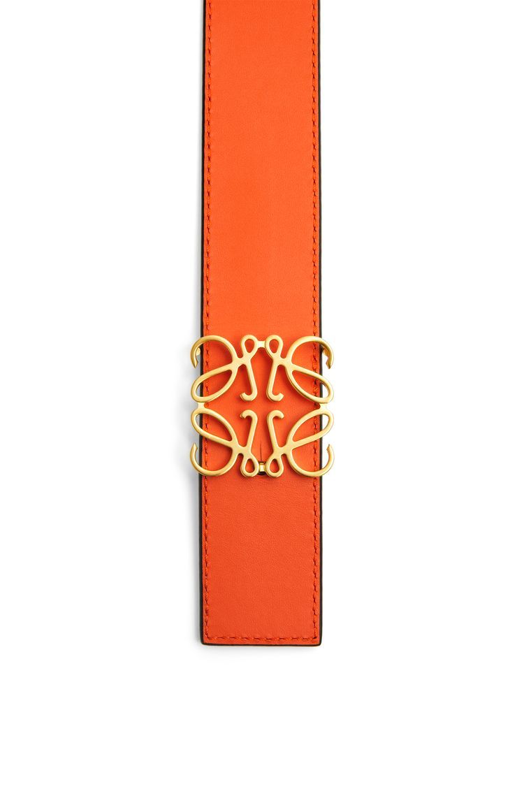 Reversible Anagram belt in smooth calfskin