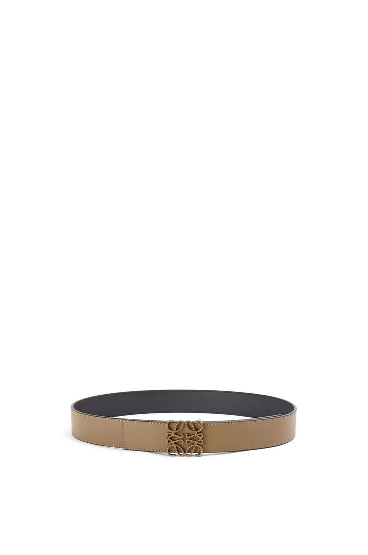 Reversible Anagram belt in smooth calfskin
