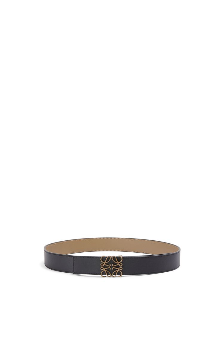 Reversible Anagram belt in smooth calfskin