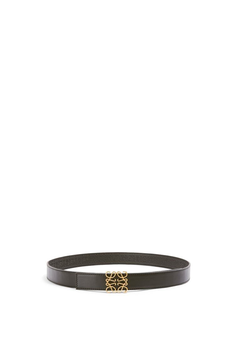 Reversible Repeat belt in silk calfskin