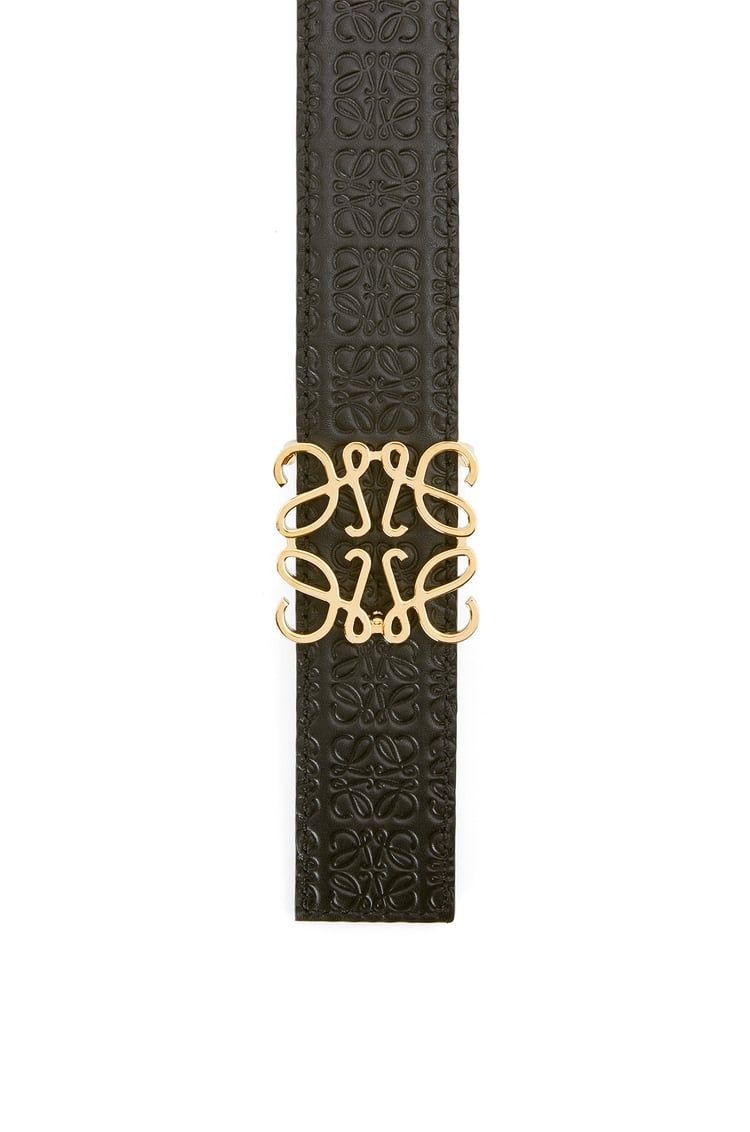 Reversible Repeat belt in silk calfskin
