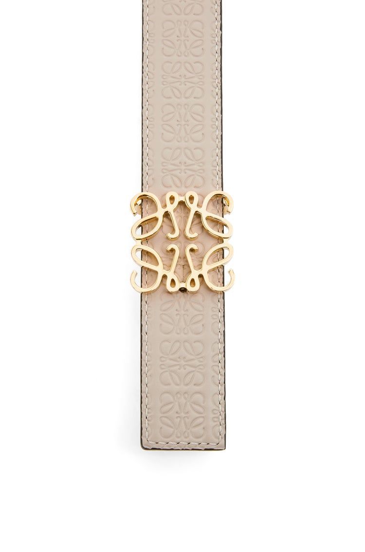 Reversible Repeat belt in silk calfskin