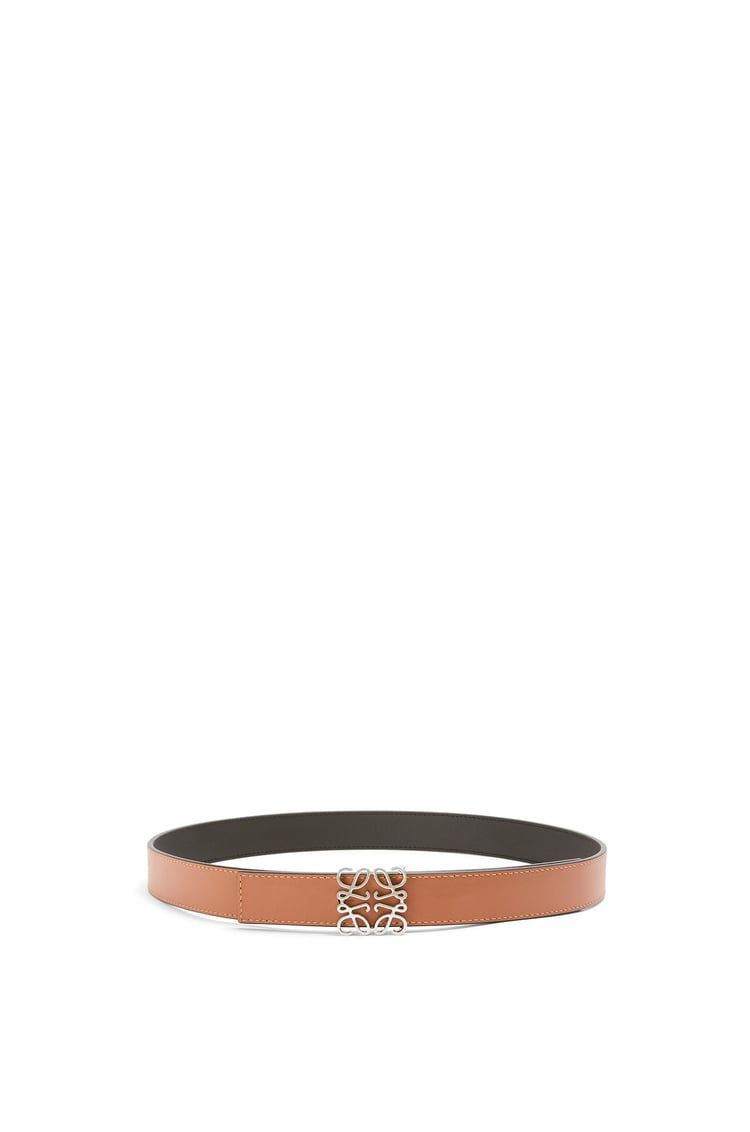 Reversible Anagram belt in smooth calfskin