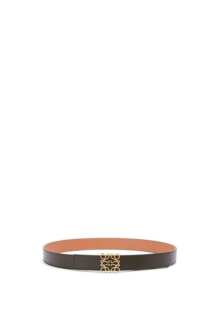 Reversible Anagram belt in smooth calfskin