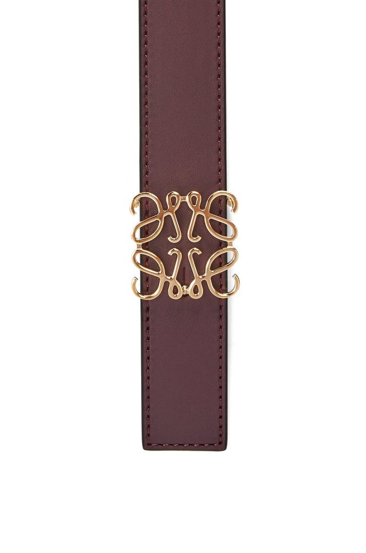 Reversible Anagram belt in smooth calfskin