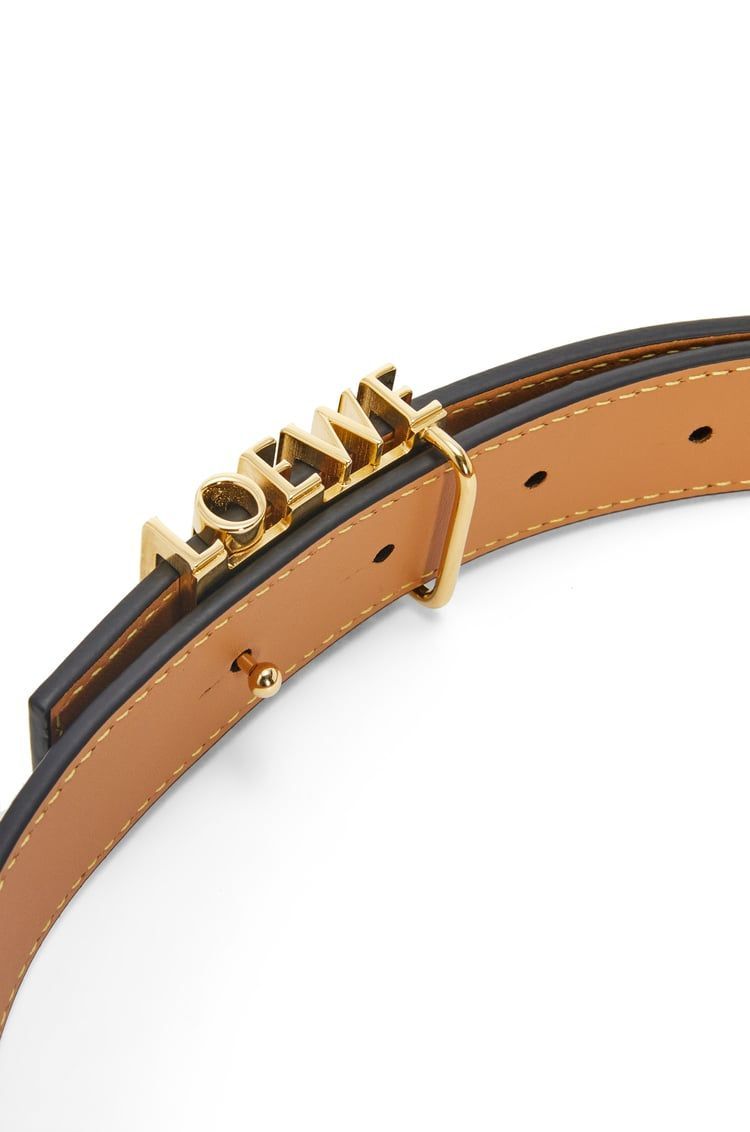LOEWE graphic belt in classic calfskin