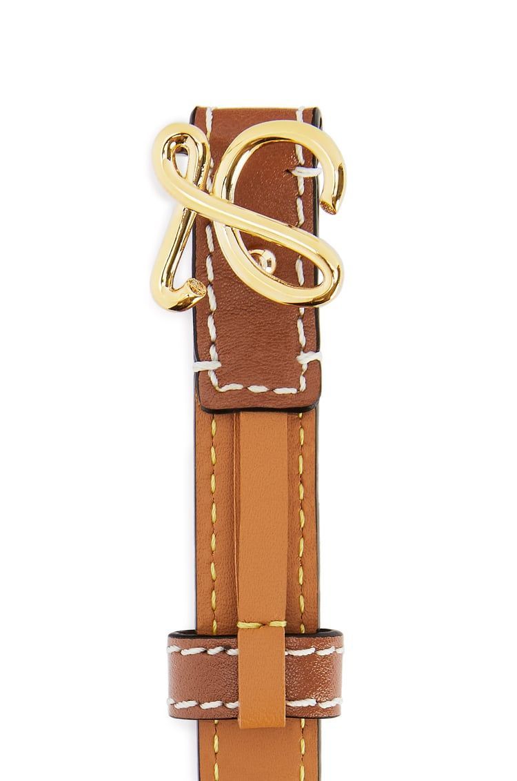 Belt in smooth calfskin