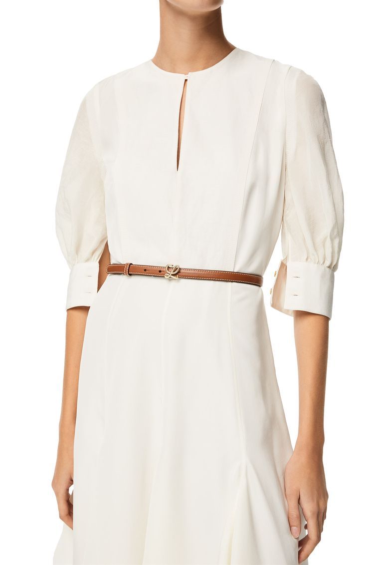Belt in smooth calfskin