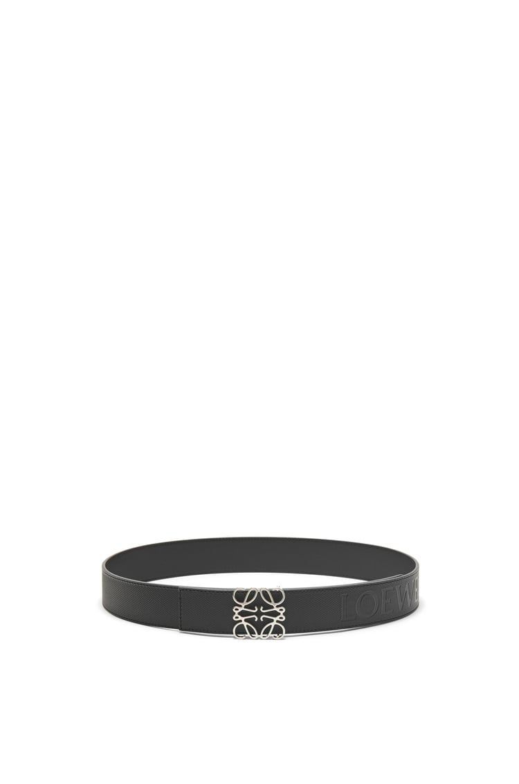 Reversible Anagram belt in diamond calfskin