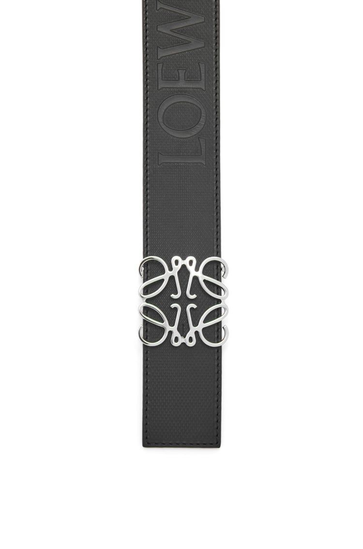 Reversible Anagram belt in diamond calfskin