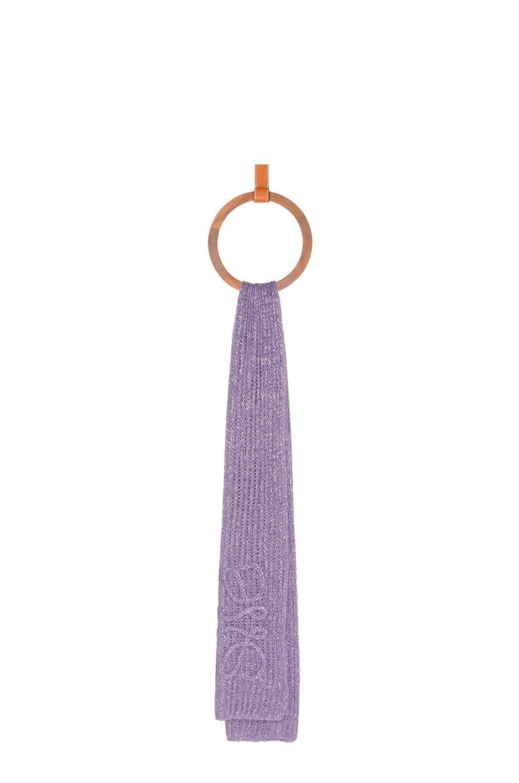Anagram scarf in mohair blend