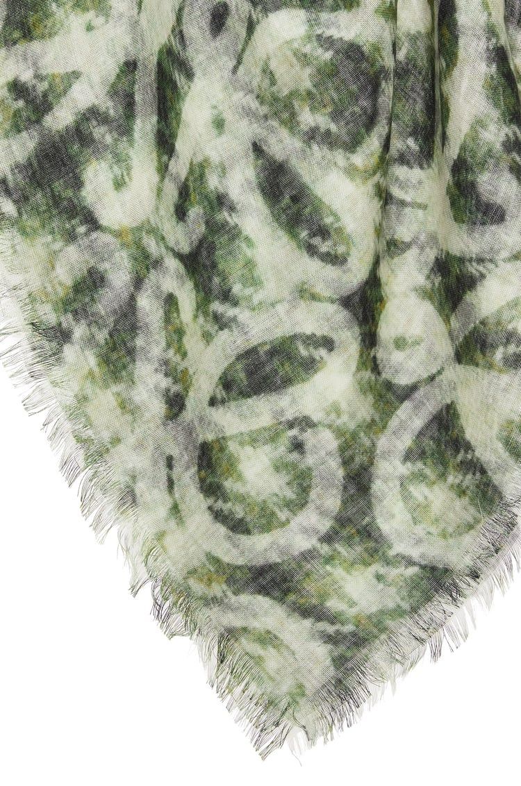 Shawl in cashmere and silk