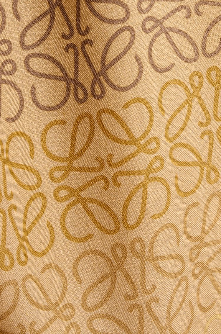 Anagram scarf in wool, silk and cashmere
