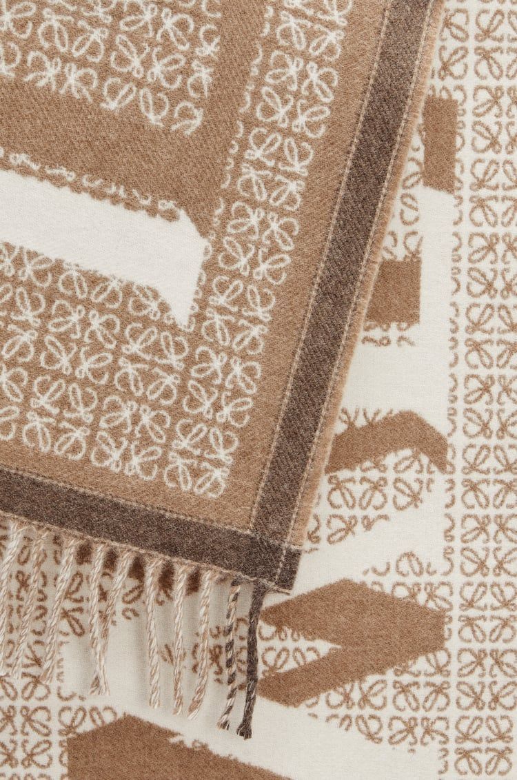 LOEWE Love scarf in wool and cashmere