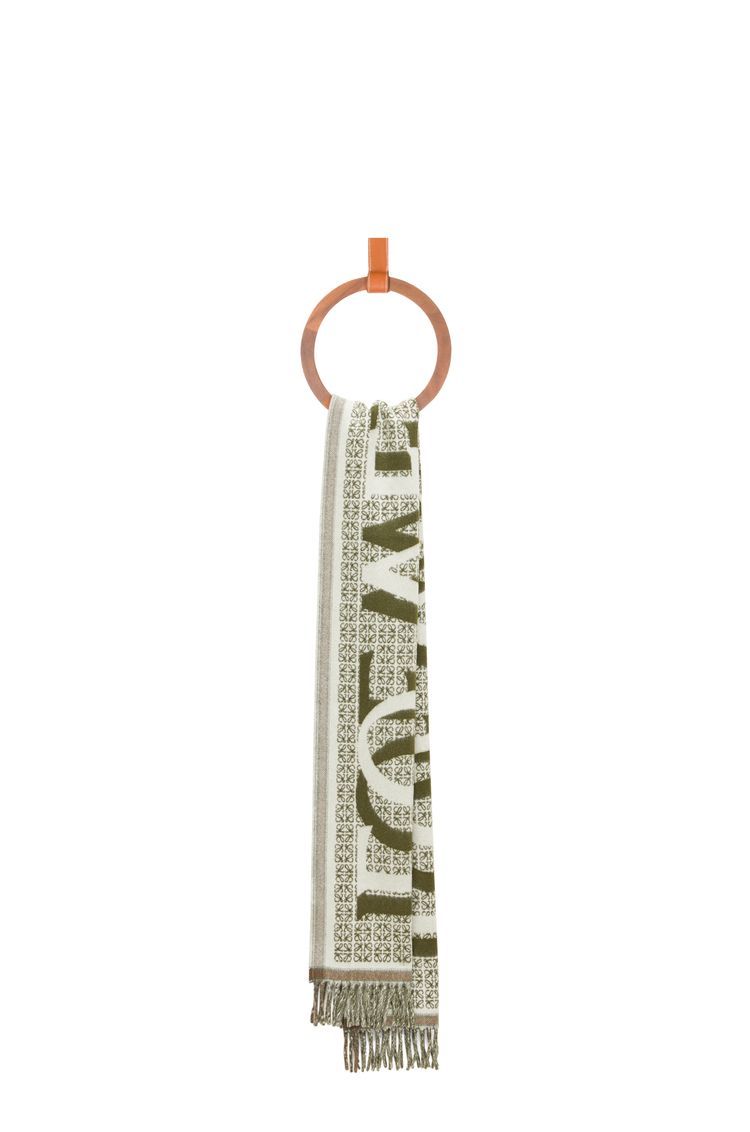 LOEWE Love scarf in wool and cashmere