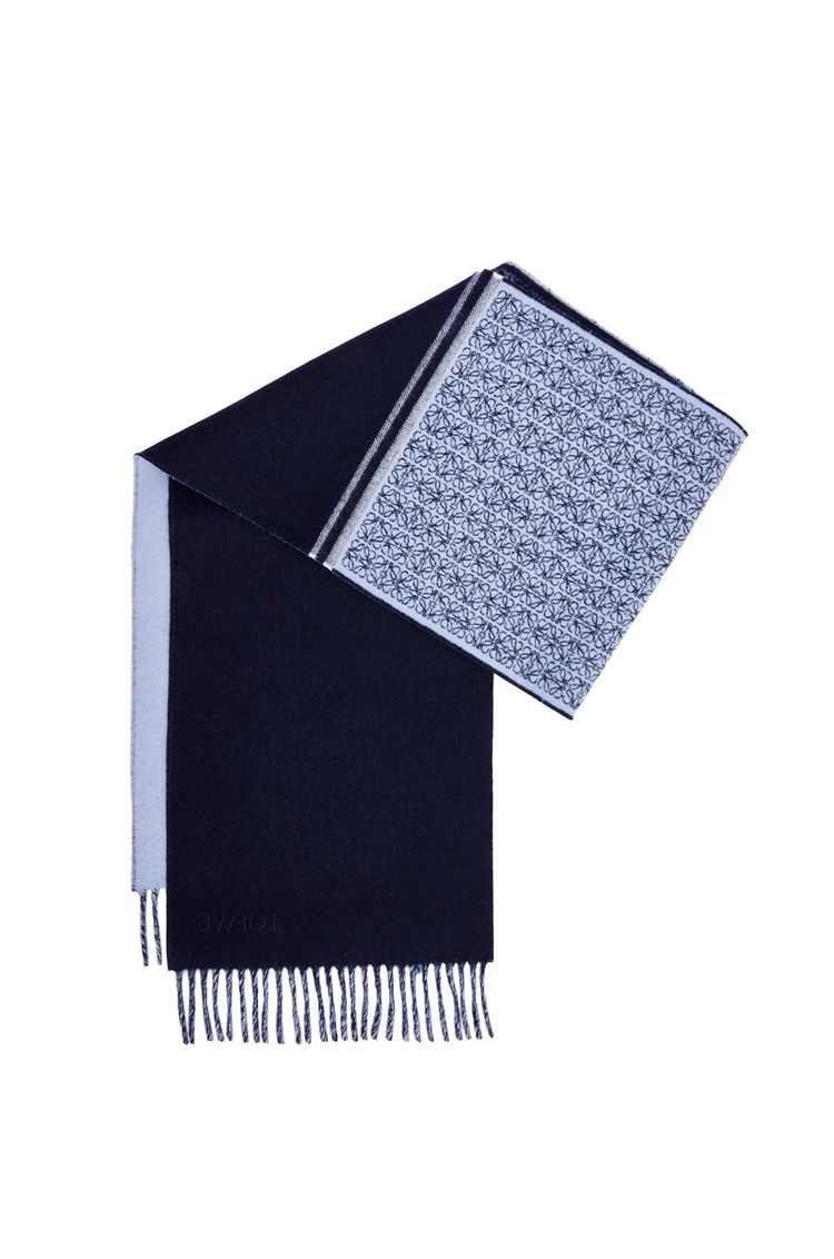 Scarf in wool and cashmere