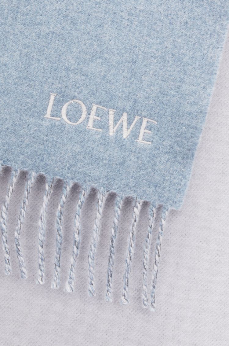 Scarf in wool and cashmere