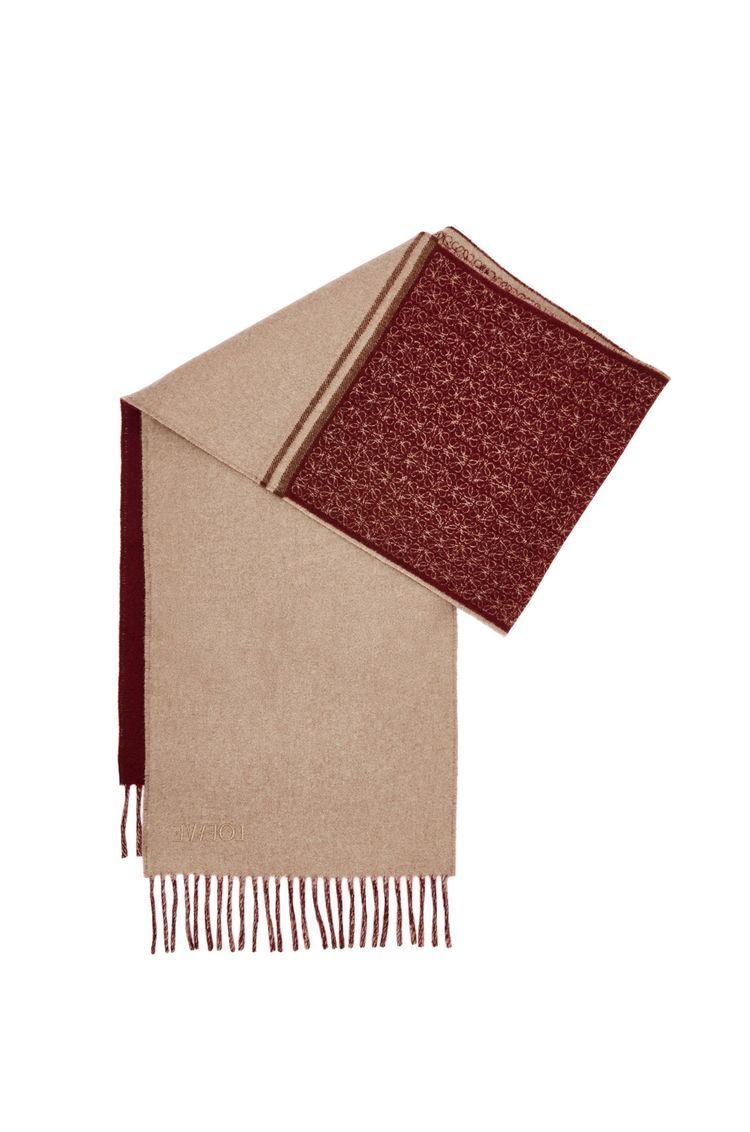 Scarf in wool and cashmere