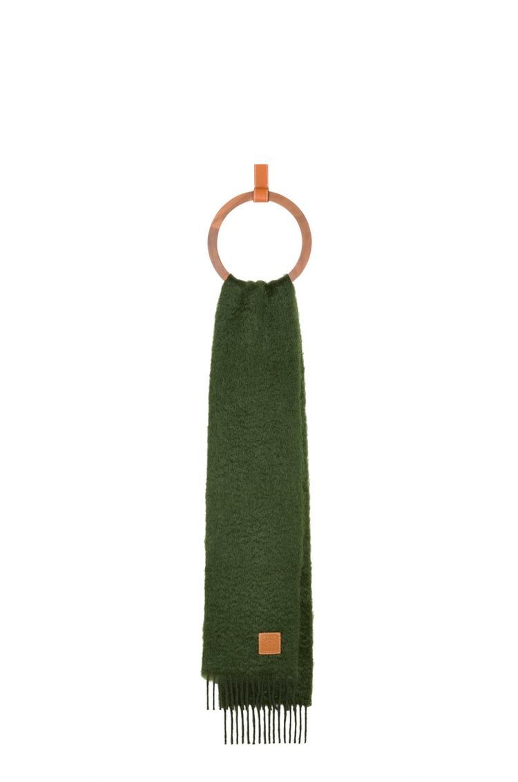 Scarf in mohair and wool