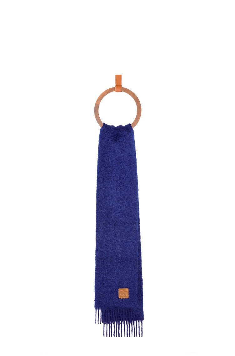 Scarf in mohair and wool