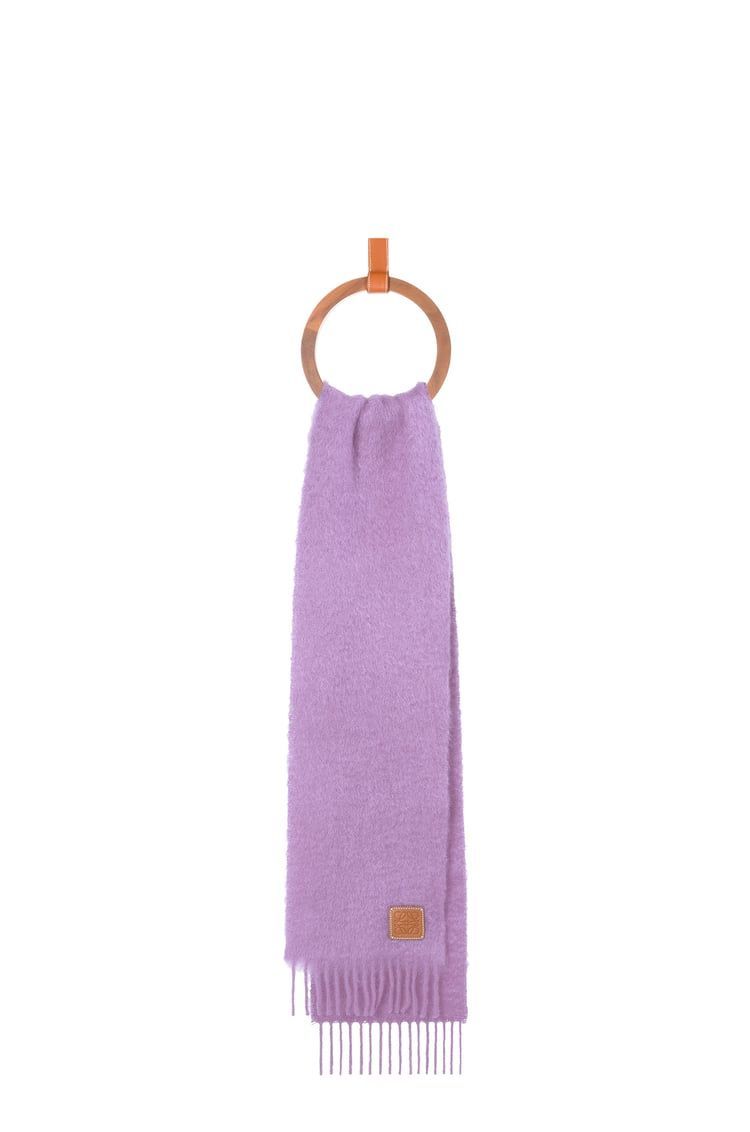 Scarf in mohair and wool