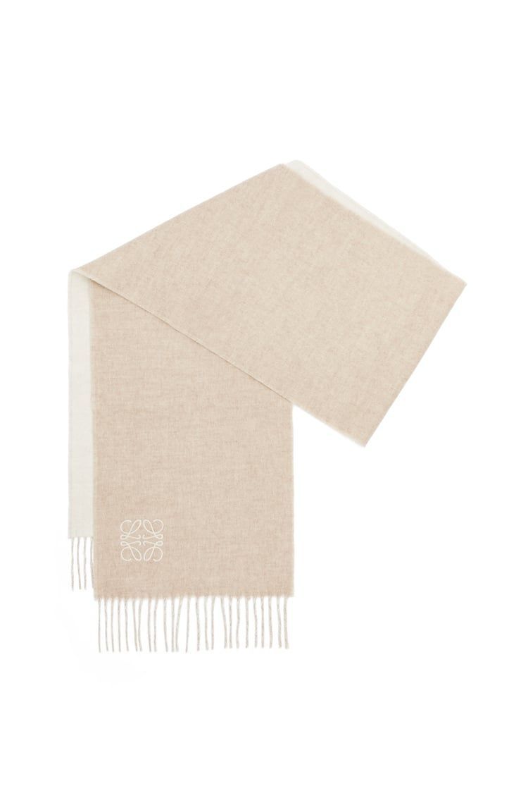 Scarf in wool and cashmere