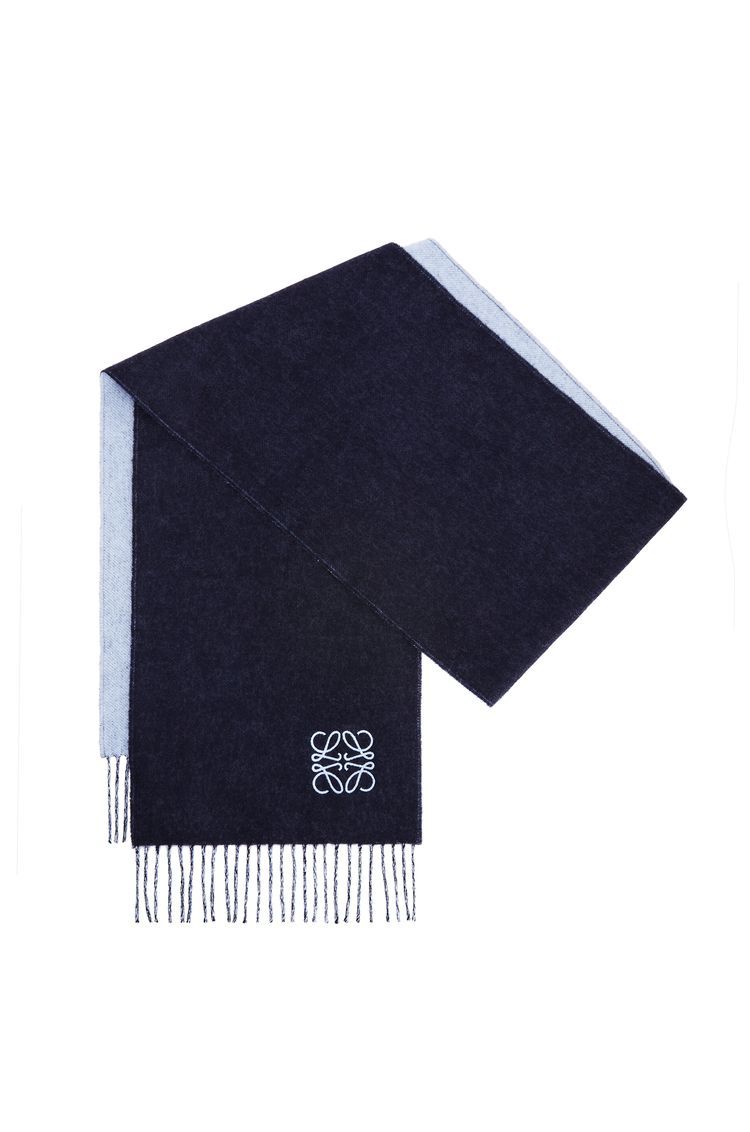Scarf in wool and cashmere