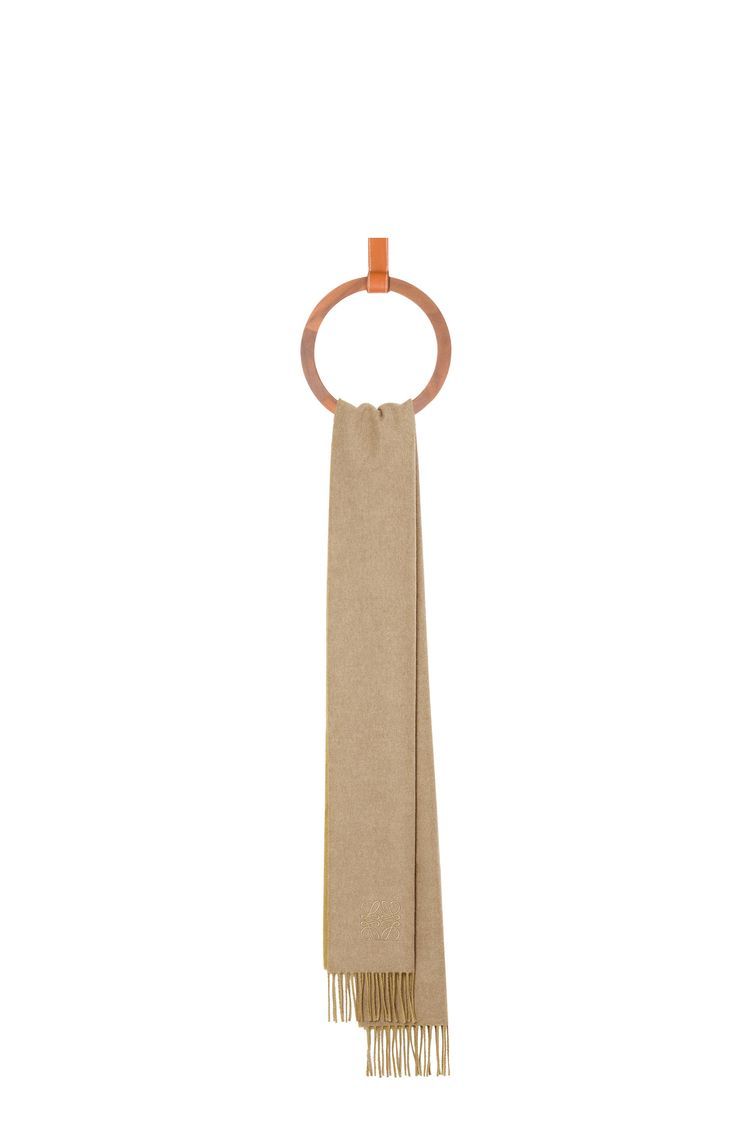 Scarf in wool and cashmere