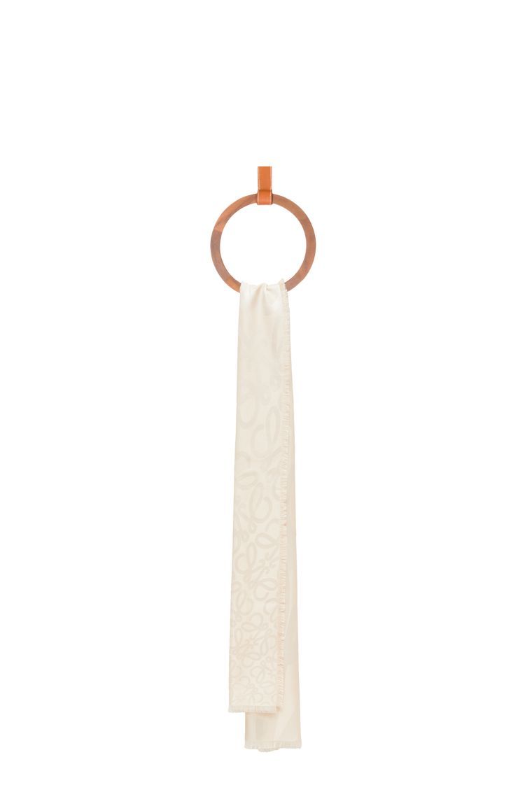 Stole in silk and wool