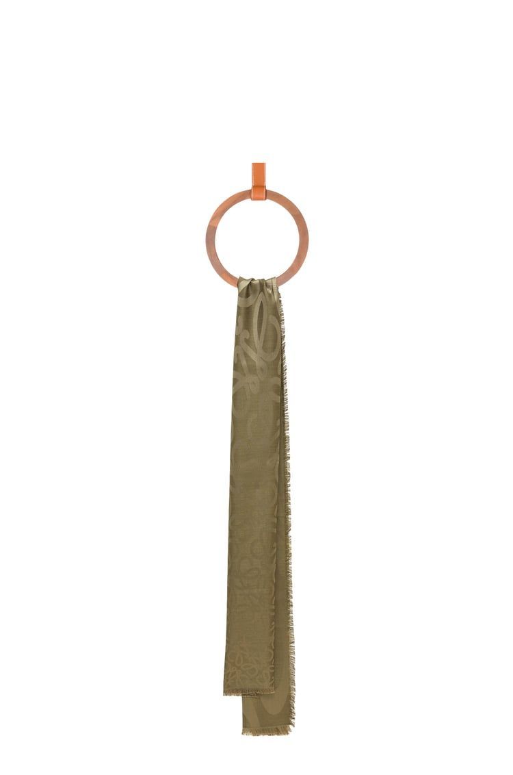 Stole in silk and wool
