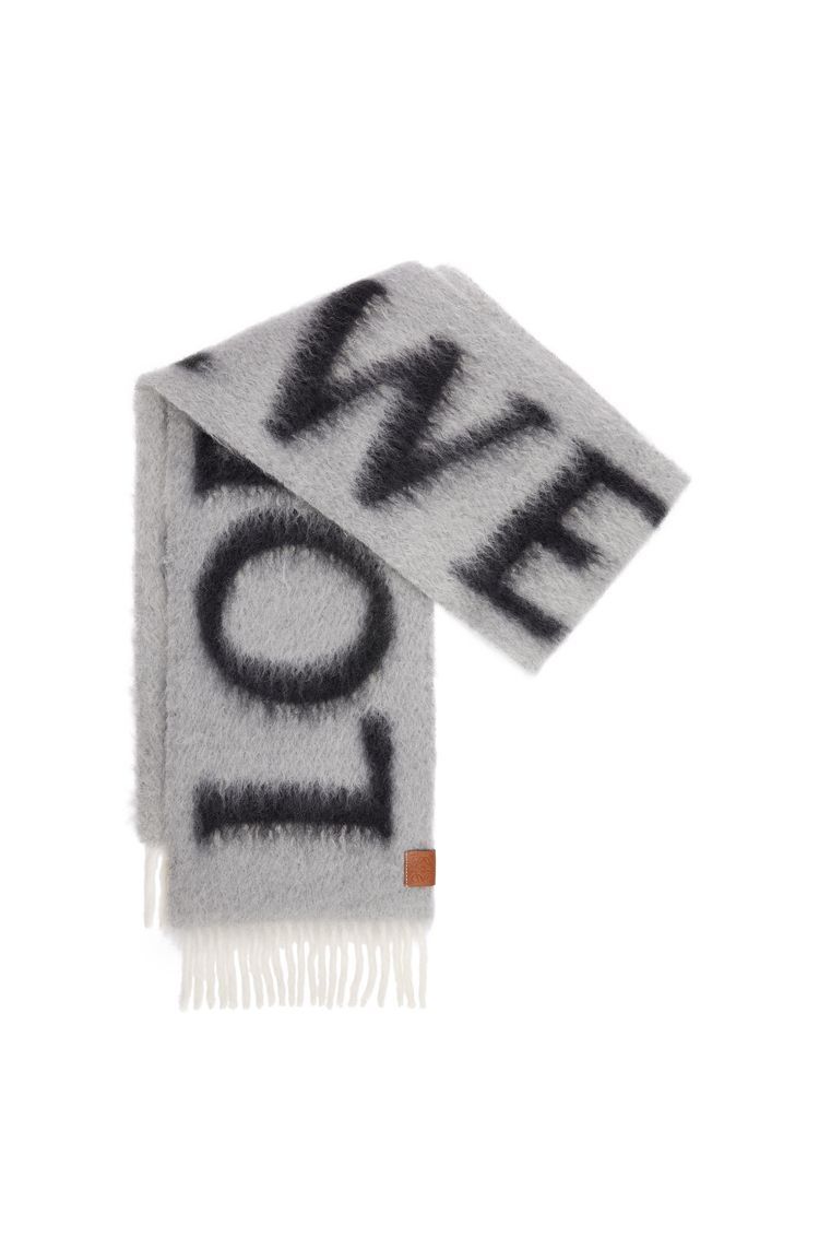 LOEWE scarf in wool and mohair