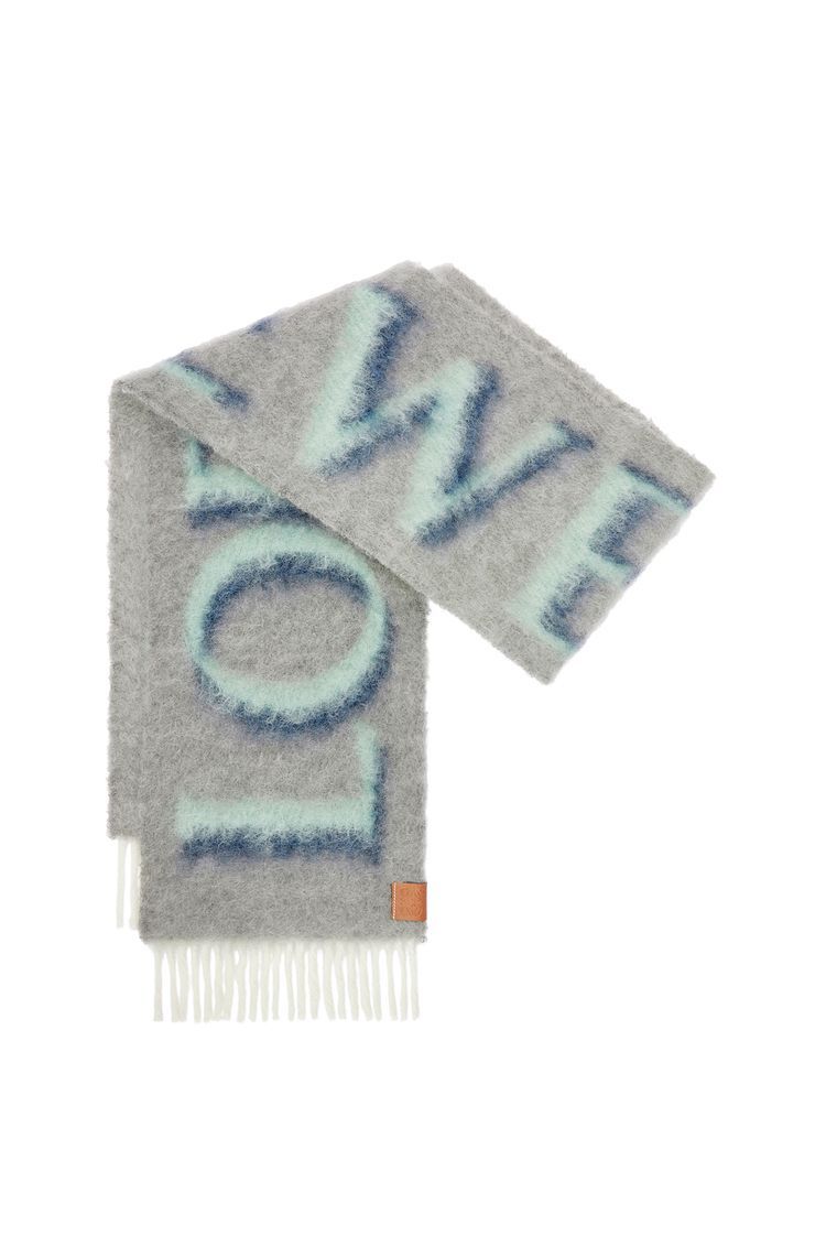 LOEWE scarf in wool and mohair