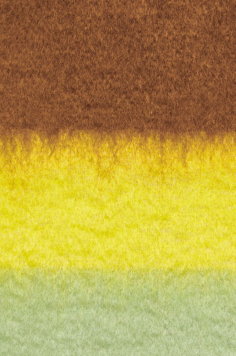 Scarf in mohair and wool