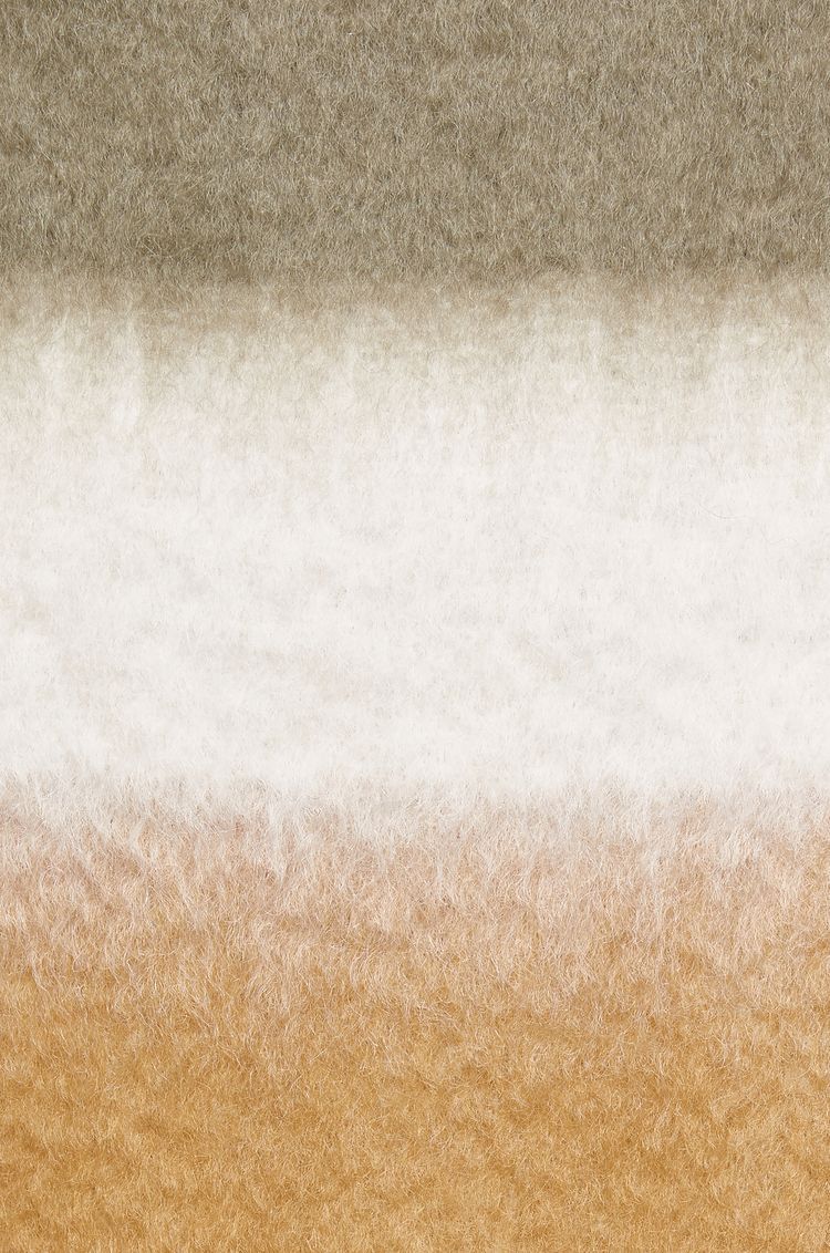 Scarf in mohair and wool