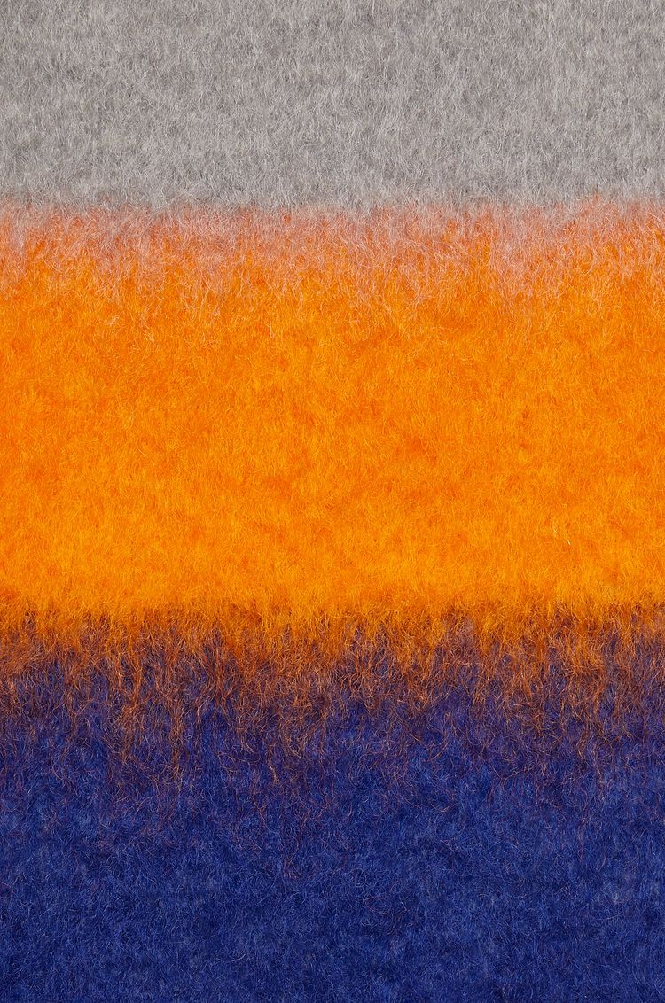 Scarf in mohair and wool