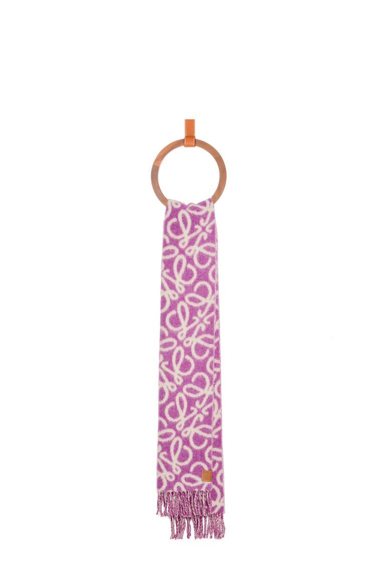 Anagram scarf in alpaca and wool