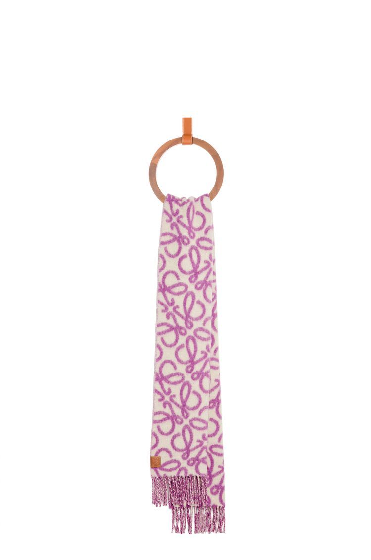Anagram scarf in alpaca and wool