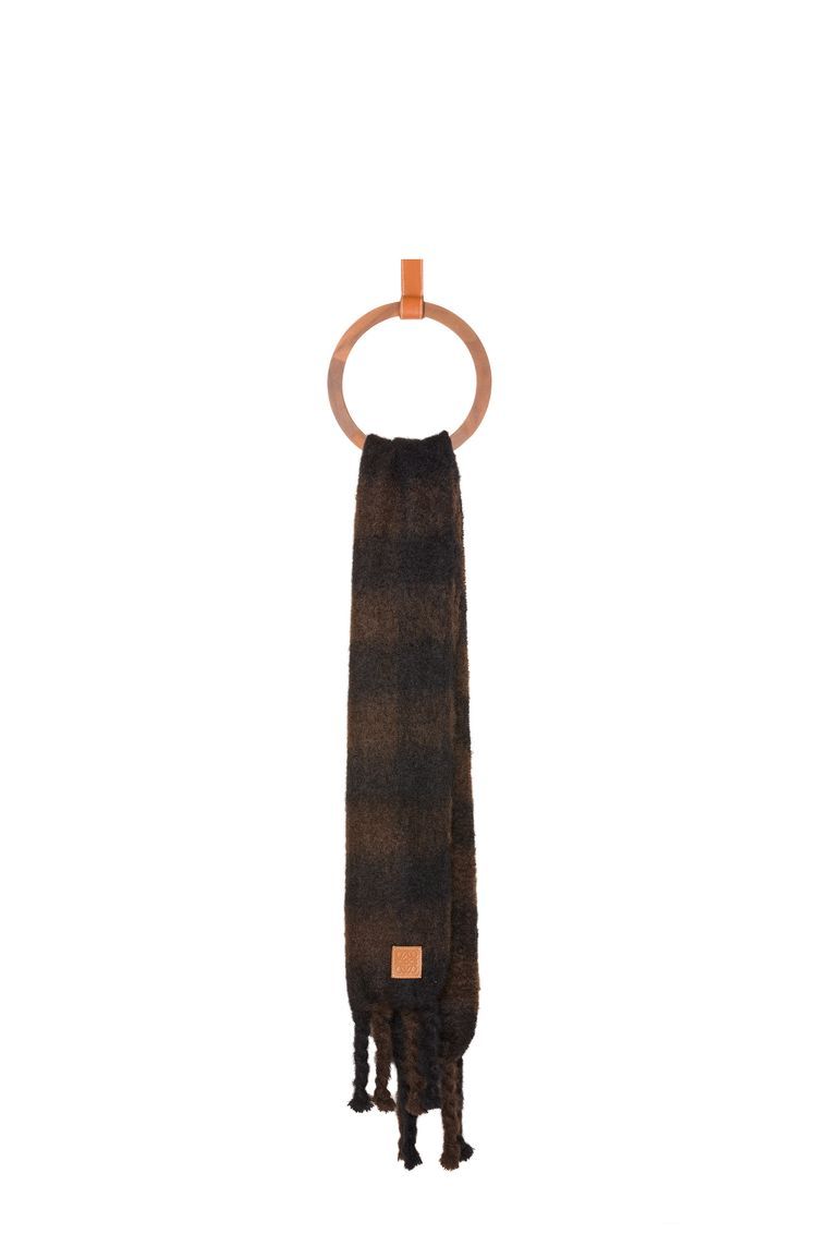 Scarf in mohair and wool