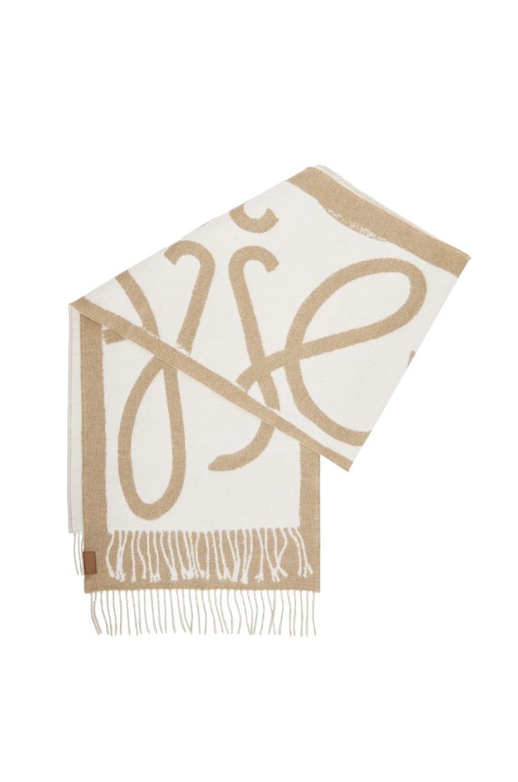 Scarf in wool and cashmere