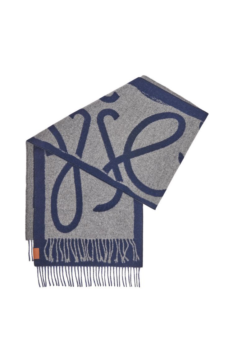 Scarf in wool and cashmere