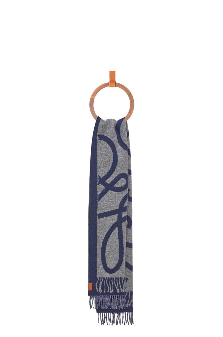 Scarf in wool and cashmere