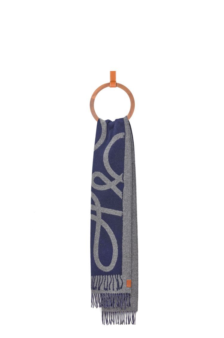 Scarf in wool and cashmere