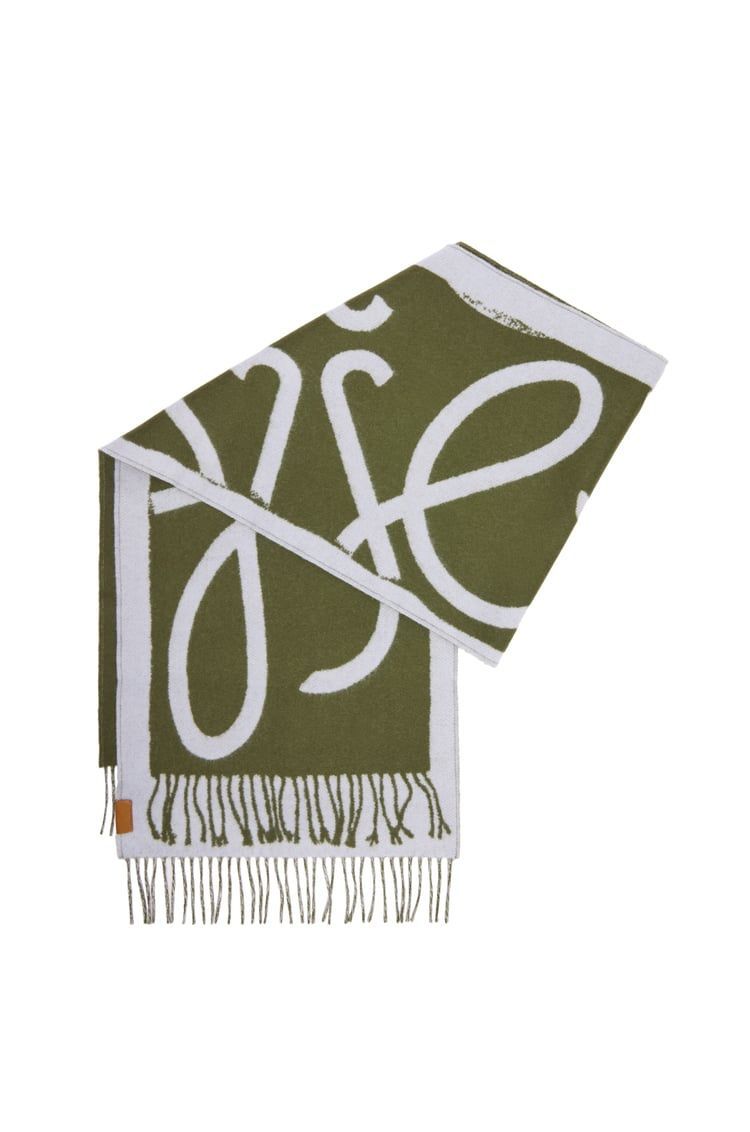Scarf in wool and cashmere