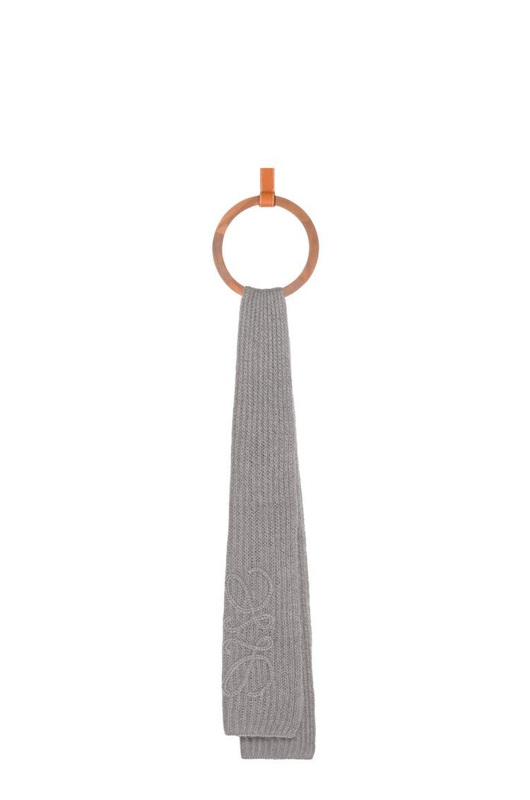 Anagram scarf in mohair blend