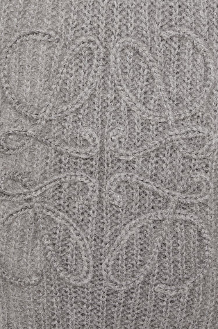 Anagram scarf in mohair blend