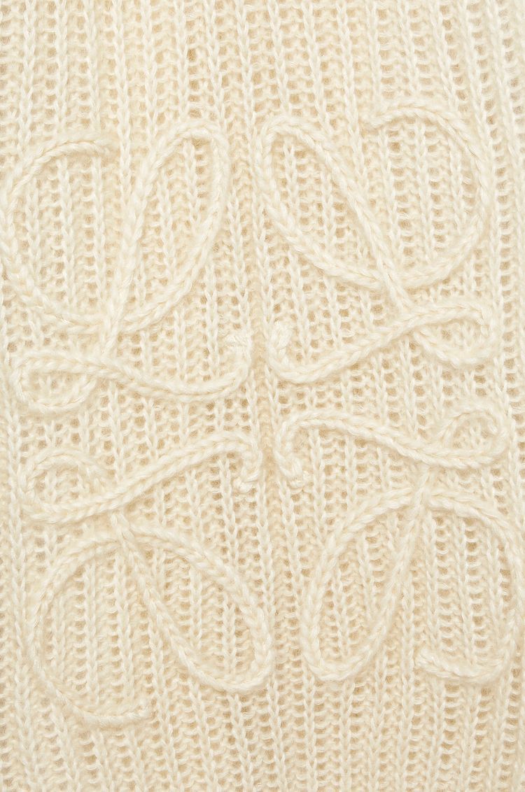 Anagram scarf in mohair blend